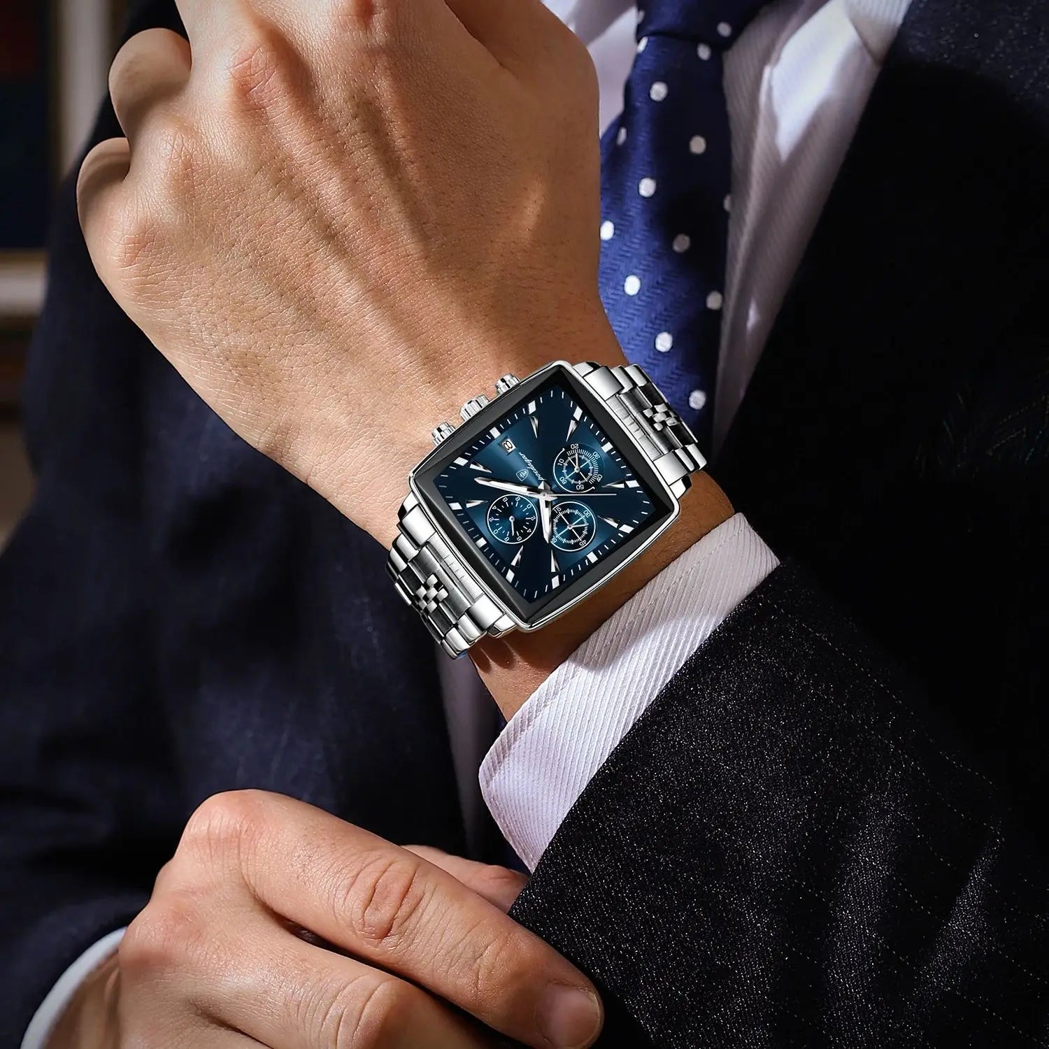 POEDAGAR Square Quartz